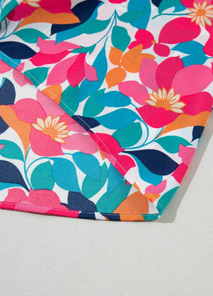 Printed V-Neck Maxi Cami Dress - MimiStylez