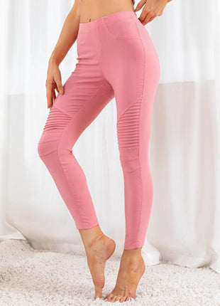 Ribbed Detail Leggings - MimiStylez