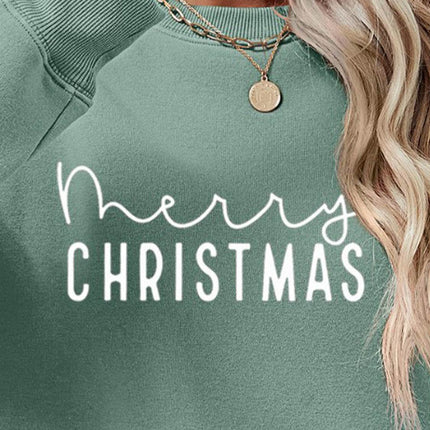 MERRY CHRISTMAS Dropped Shoulder Sweatshirt - MimiStylez
