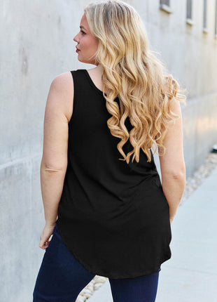 Basic Bae Full Size Round Neck Tank - MimiStylez