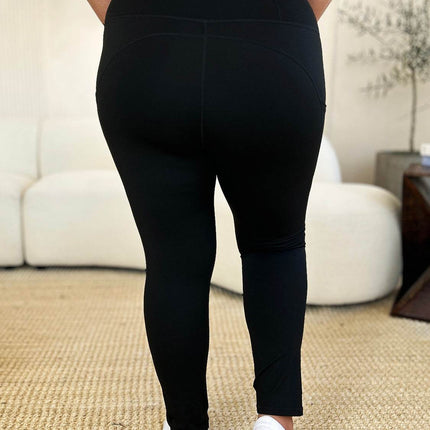 Wide Waistband Sports Leggings - MimiStylez