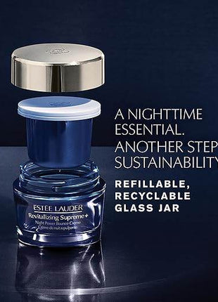 Estée Lauder Revitalizing Supreme+ Night Power Bounce Cream | Face Moisturizer with Peptides | Firms, Lifts & Plumps Skin, 1.7 Ounce - MimiStylez