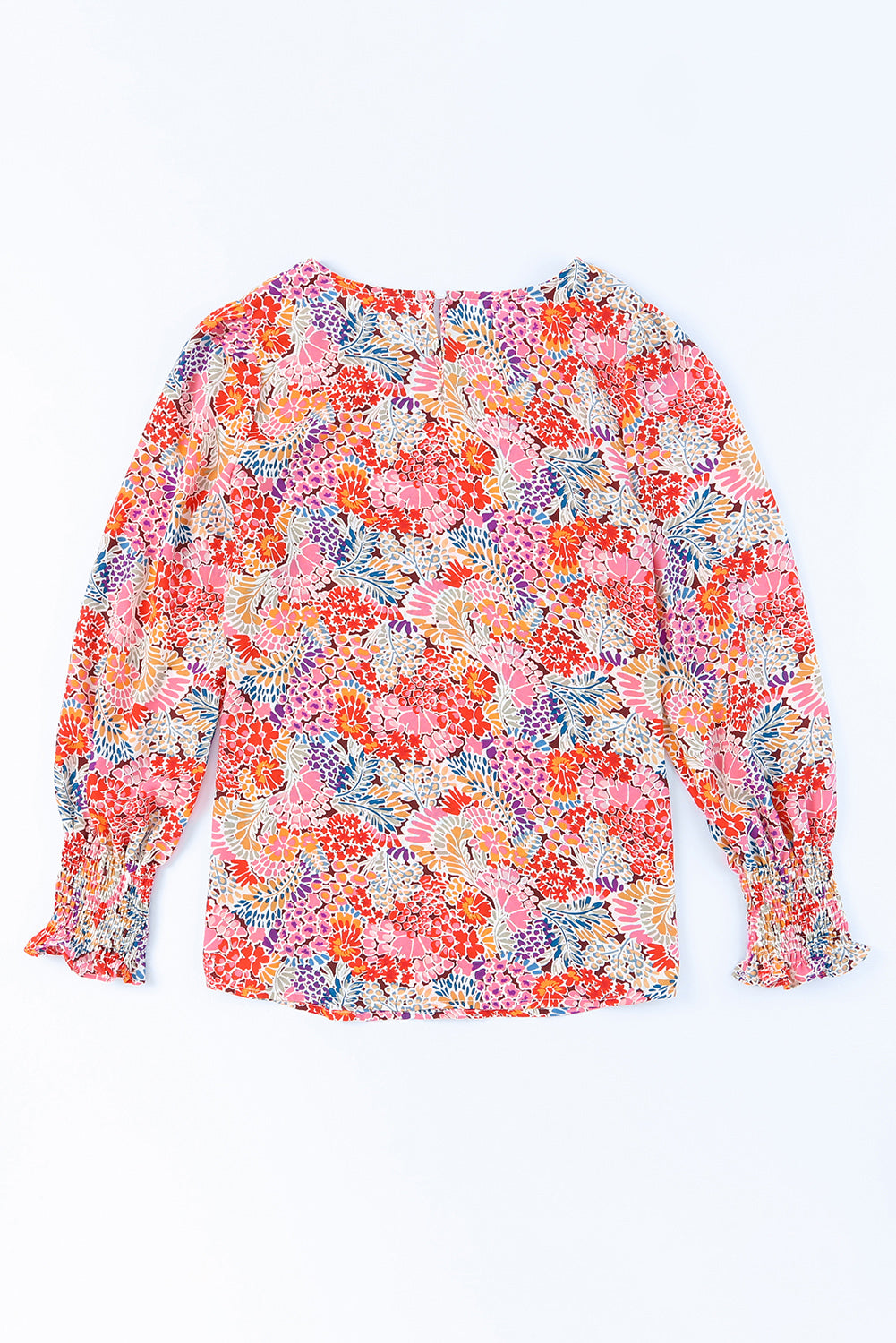 Blusa de manga larga con estampado floral