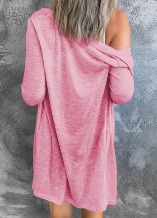 Button Up Long Sleeve Cover Up - MimiStylez