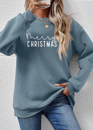 MERRY CHRISTMAS Dropped Shoulder Sweatshirt - MimiStylez