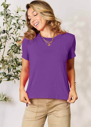 Basic Bae Full Size Round Neck Short Sleeve T-Shirt - MimiStylez