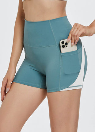 High Waist Active Shorts - MimiStylez