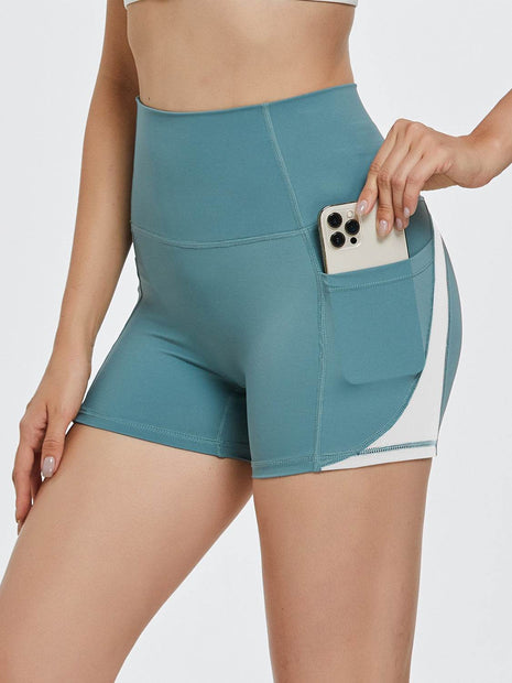 High Waist Active Shorts - MimiStylez