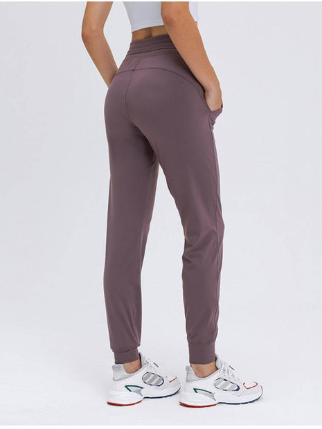 Double Take Tied Joggers with Pockets - MimiStylez