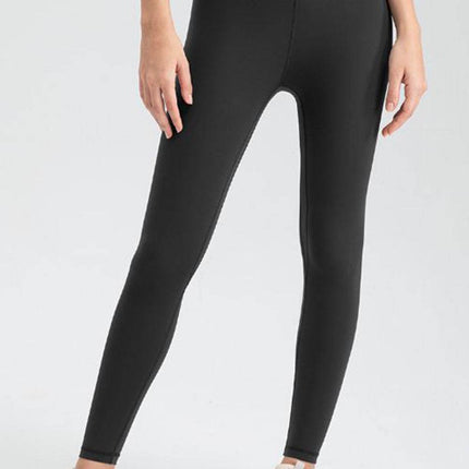 Wide Waistband Slim Fit Active Leggings - MimiStylez