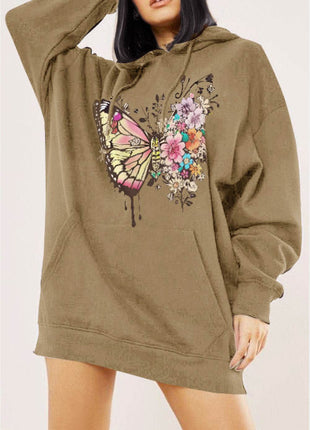 Simply Love Simply Love Full Size Butterfly Graphic Dropped Shoulder Hoodie - MimiStylez
