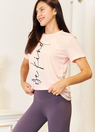 Simply Love BE KIND Graphic Round Neck T-Shirt - MimiStylez