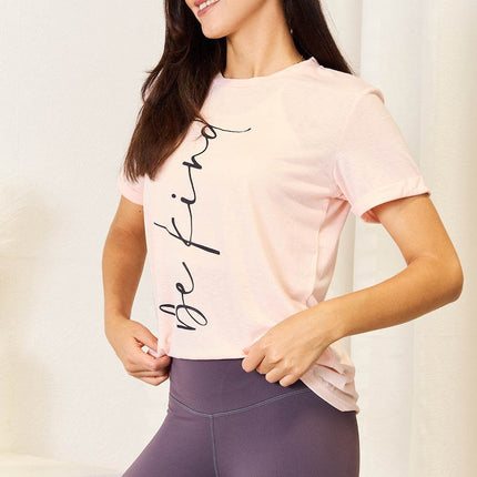 Simply Love BE KIND Graphic Round Neck T-Shirt - MimiStylez