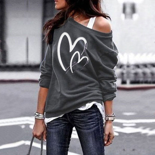 Round Neck Loose Loving Couple Thin Sweater