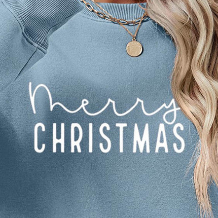 MERRY CHRISTMAS Dropped Shoulder Sweatshirt - MimiStylez