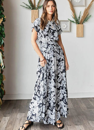 Mittoshop Tropical Print Top and Skirt Set - MimiStylez