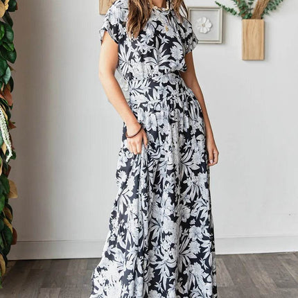 Mittoshop Tropical Print Top and Skirt Set - MimiStylez