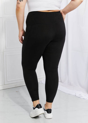 Leggings Depot Full Size Strengthen and Lengthen Reflective Dot Active Leggings - MimiStylez