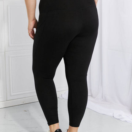 Leggings Depot Full Size Strengthen and Lengthen Reflective Dot Active Leggings - MimiStylez