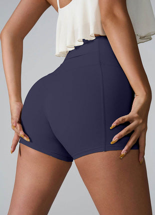 High Waist Active Shorts - MimiStylez
