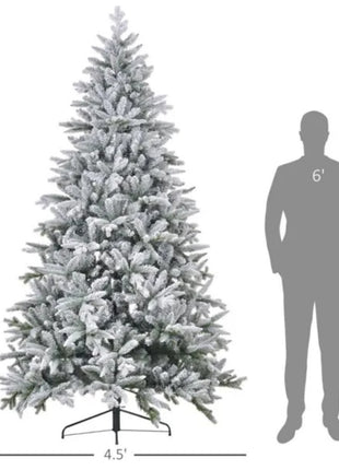 8FT Flocked Christmas Tree