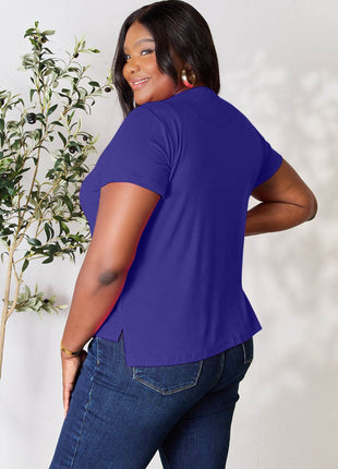 Basic Bae Full Size Round Neck Short Sleeve T-Shirt - MimiStylez