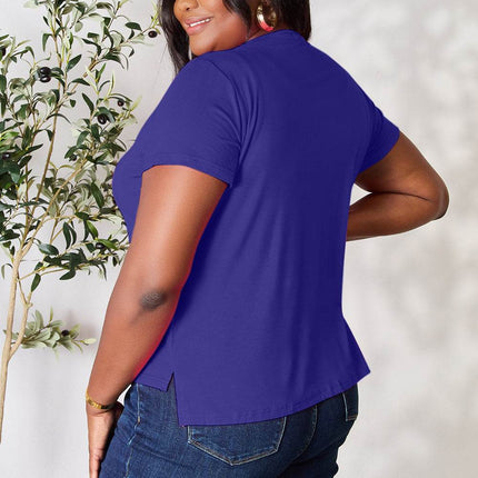 Basic Bae Full Size Round Neck Short Sleeve T-Shirt - MimiStylez