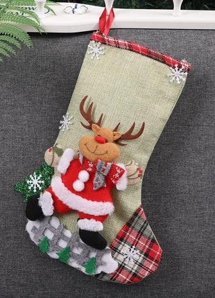 Christmas Stockings - Decorations Santa Claus Stocking Christmas Bag
