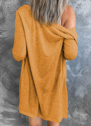 Button Up Long Sleeve Cover Up - MimiStylez