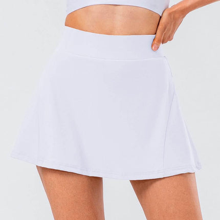 High Waist Pleated Active Skirt - MimiStylez