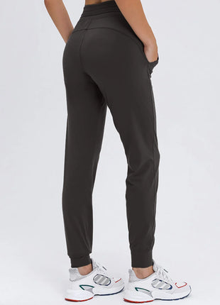 Double Take Tied Joggers with Pockets - MimiStylez