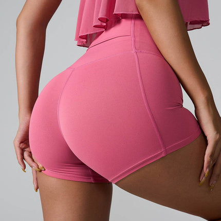 High Waist Active Shorts - MimiStylez