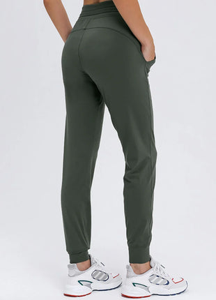 Double Take Tied Joggers with Pockets - MimiStylez