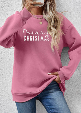MERRY CHRISTMAS Dropped Shoulder Sweatshirt - MimiStylez