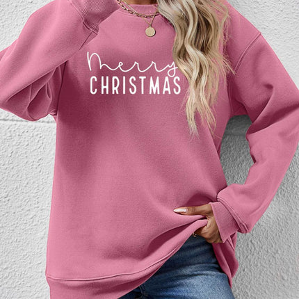 MERRY CHRISTMAS Dropped Shoulder Sweatshirt - MimiStylez