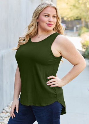 Basic Bae Full Size Round Neck Tank - MimiStylez