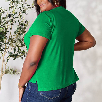 Basic Bae Full Size Round Neck Short Sleeve T-Shirt - MimiStylez