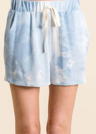 BiBi Tie Dye French Terry Hoodie Top and Bottom Set - MimiStylez