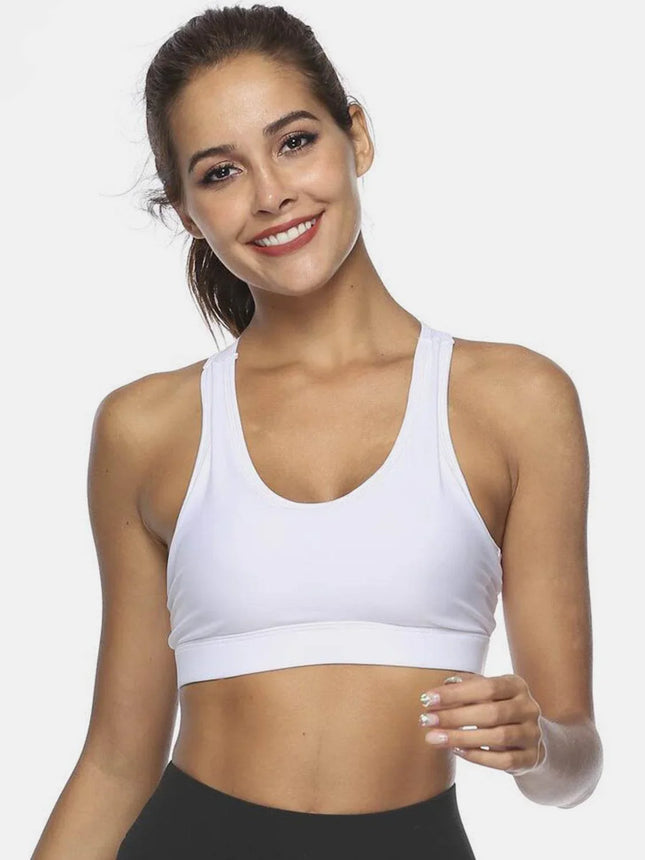 Cutout Scoop Neck Active Tank - MimiStylez