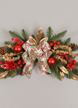 Christmas Garland, Wreath Upside Down Ornaments