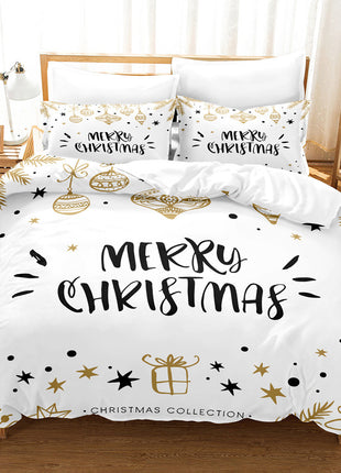 Christmas Digital Printed Duvet Bedding Set