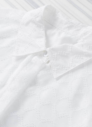 Button Up Short Sleeve Shirt - MimiStylez