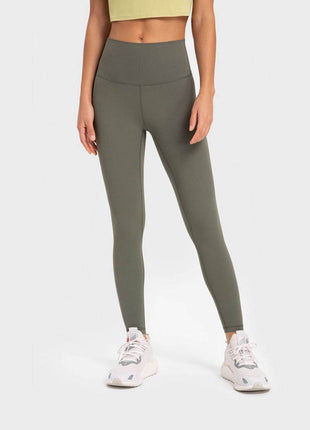 Highly Stretchy Wide Waistband Yoga Leggings - MimiStylez