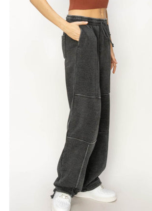 HYFVE Stitched Design Drawstring Sweatpants - MimiStylez