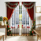 2PCs Christmas Curtain 3D Printing Curtain