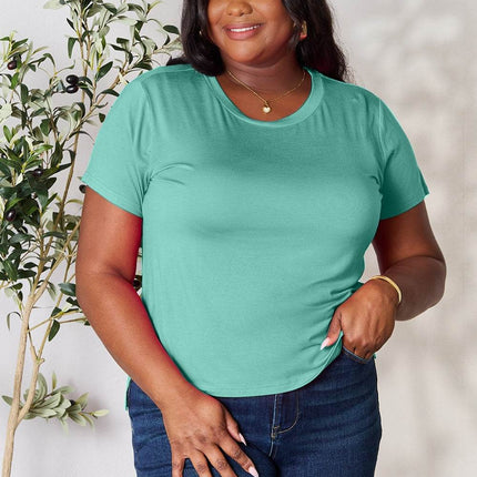 Basic Bae Full Size Round Neck Short Sleeve T-Shirt - MimiStylez