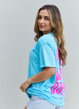 Sweet Claire "More Beach Days" Oversized Graphic T-Shirt - MimiStylez