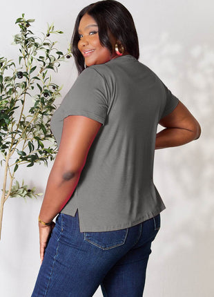 Basic Bae Full Size Round Neck Short Sleeve T-Shirt - MimiStylez