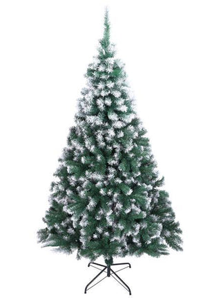 7FT Green Frosted Tip Christmas Tree 870 Branch Tips Unlit