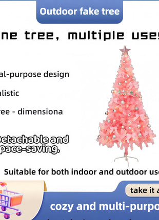 7FT Pink Christmas Tree With Decorations Included